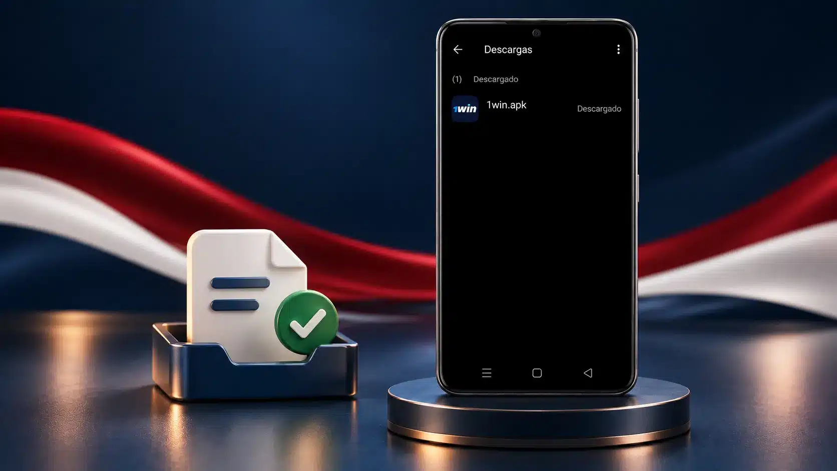 Deja que termine la descarga en el celular. Comprueba que el APK esté completo antes de abrirlo: encontrar un archivo en Descargas no significa que se haya instalado.